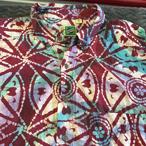 Rare Beautiful Johnny Cotton, long sleeve button up size extra large, nice print - Picture 2 of 10